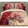 Designer Cotton Floral Bed Sheet(Cream)