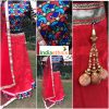 Designer Ghagra-Red