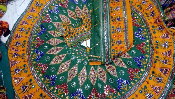 Chaniya Choli with Embroidery and Mirror