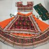 Traditional Chaniya choli with embroidery boarder