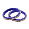 Silk Thread Bangles Blue