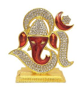 Car Dashboard Ganesha idol in OHM form