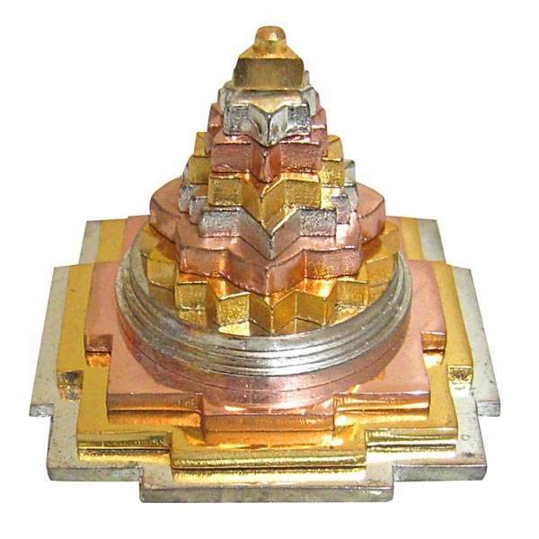 Sumeru Sri Yantra Very Special Gold,Silver,Copper Plate 4×4