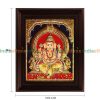 Tanjore Painting Mantap Ganesha