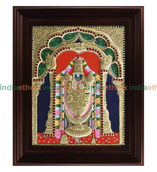 Tanjore Painting Thirupathi Venkatachalapathi