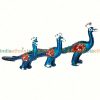 Meenakari Royal blue Peacock 3pcs Set1