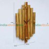 Decor Brown Teak Wood  Wall Clock