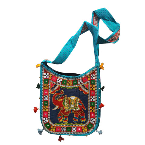 Embroidered best sale sling bag