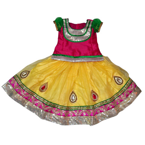 Paithani lehenga | Kids blouse designs, Kids dress collection, Kids  designer dresses