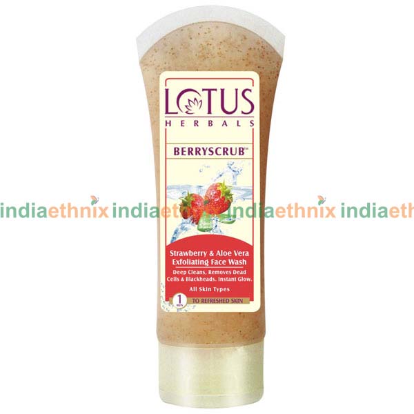 Strawberry & Aloe Vera Exfoliating Face Wash 120gms