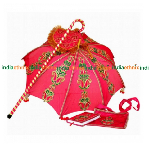 Marriage Kasi Yatra Decorated Umbrella – Pink