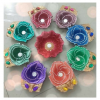 Multicolored Decorative Diwali Diya Set