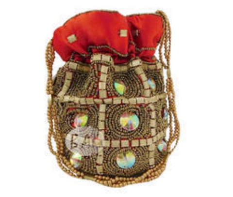 Ethnic & Fashionable Handmade Beaded Potli Bag