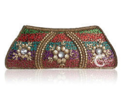 Ethnic & Fashionable Handmade Beaded Design Clutch