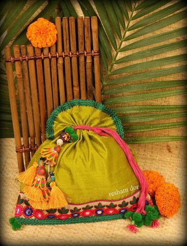 LAMANSH (8*12 inch) Pack of 50 Pcs Potli bags for women handbags tradi –  Lamansh